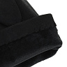 Перчатки женские комбинированные чёрные